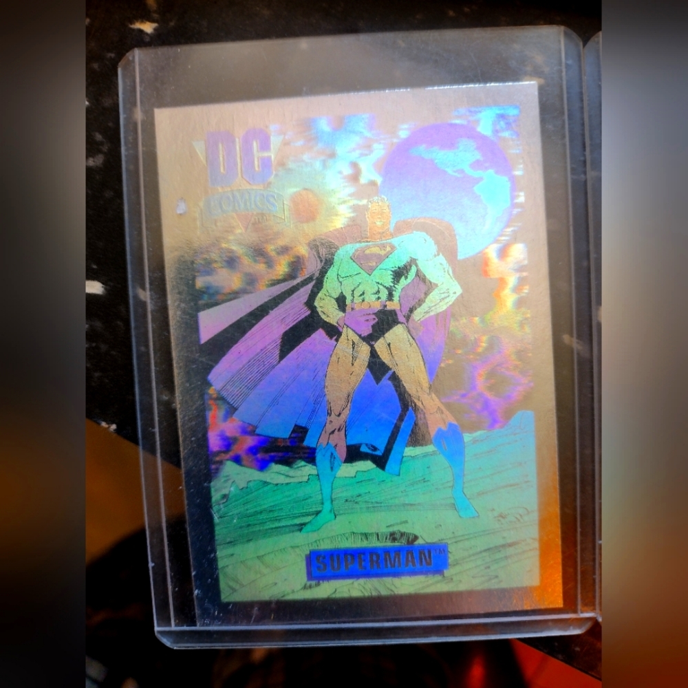 DC comics holographic trading cards 6